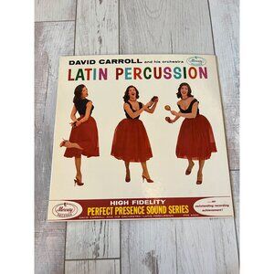 David Carroll & His Orchestra Latin Percussion Vinyl Record PPS-2000 VTG Album